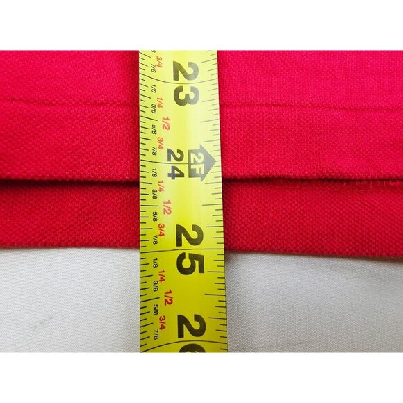 Play Comme Des Garcons Japanese XL (US Medium) Mens Red Embroidered Logo Polo - Picture 8 of 10